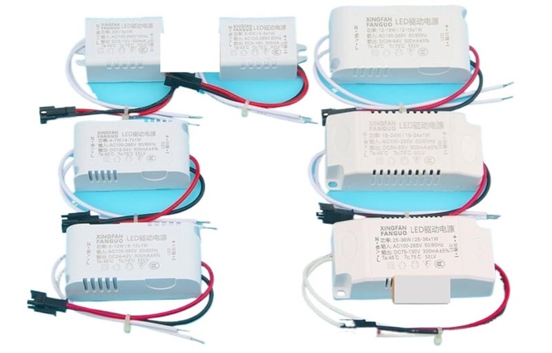 Universal LED Driver Constant Current Power Supply Ballast Transformer 18 24x1W Plastic Shell - Image 2